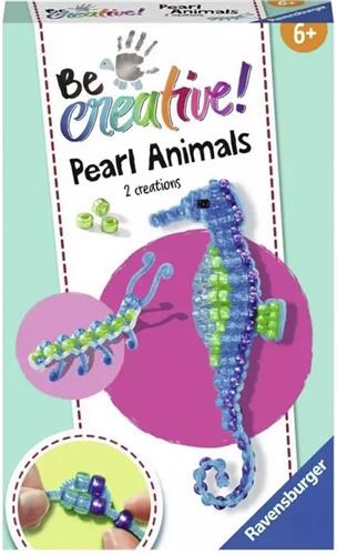 Ravensburger Be Creative Kralendierenset - vanaf 6 jaar - Maak je eigen zeepaardje en rups