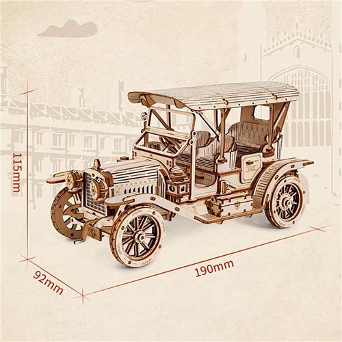 3D-Houten puzzel-vintage car- ROKR- Model: MC801