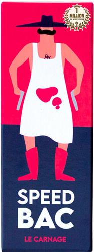 SPEED BAC LE CARNAGE - GERONIMO GAMES - ATM GAMING - JEU DE CARTES - JEU D'AMBIANCE - PARTY SPEL - ADULTE