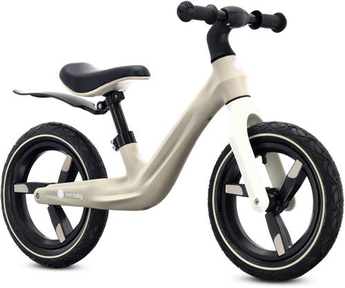 sun baby Loopfiets voor Kinderen Sport - 2 jaar, Loopfietsen, nylon frame, luchtbanden, verstelbaar zadel en stuur - Beige