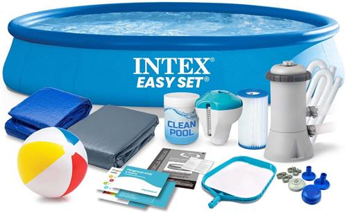 Tuinuitbreidingszwembad 457 x 84 cm 15 in 1 INTEX 28158