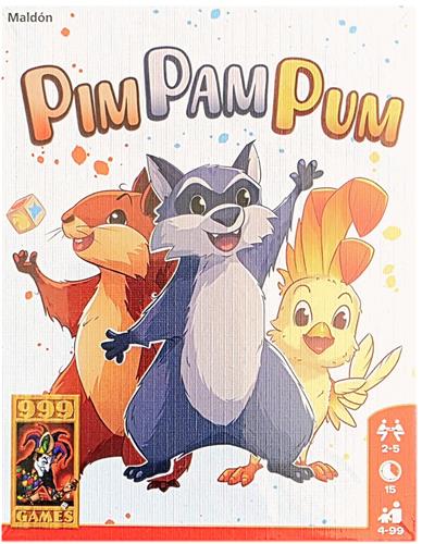 999 Games: Pim Pam Pum - Kaartspel/Dobbenspel - Gezelschapsspel
