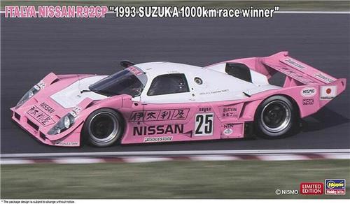 1:24 Hasegawa 20474 Italya Nissan R92CP 1993 Suzuka Plastic Modelbouwpakket