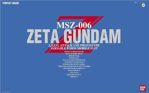 Decoratieve figuren Bandai MSZ-006 ZETA GUNDAM Plastic