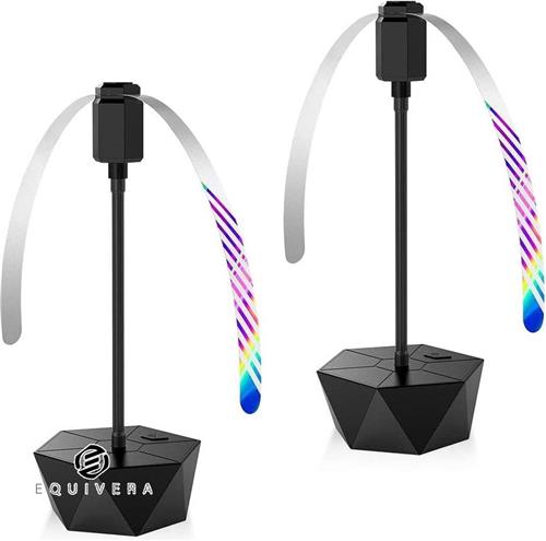 Equivera Vliegenwever met schakelaar 2 stuks - Draagbare muggenbescherming ventilator met haak