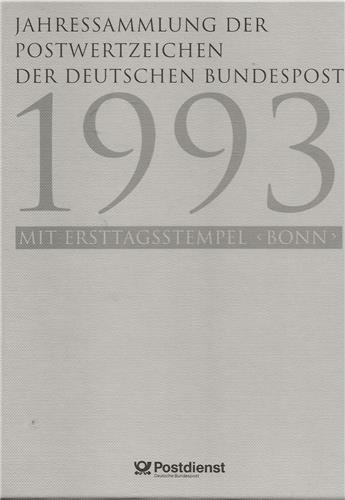 postzegels - jaarset 1993 DEUTSCHE BUNDESPOST