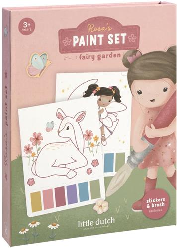 Little Dutch waterverfset Rosa Fairy Garden - complete set - cadeautip - creatief speelgoed