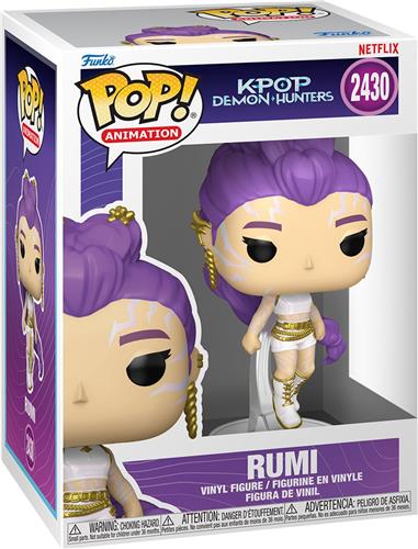 POP ANIMATION: KPOP Demon Hunters - RUMI met kans van 1 op 6 op glow in the dark variant