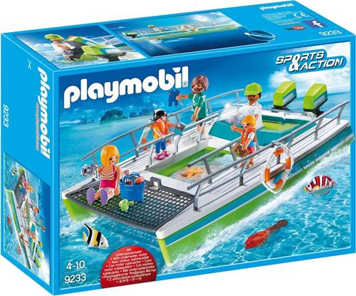 Playmobil Sports & Action: Glasboot Met Onderwatermotor (9233)