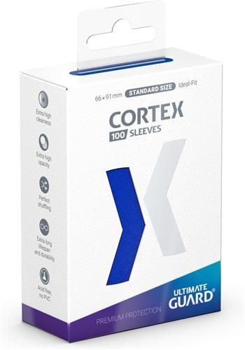 Cortex Sleeves Standard Size Blauw (100x)