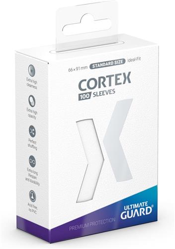 Ultimate Guard Ultimate Guard Cortex Sleeves Standard Size (100) - White Card Sleeves (Standard Size)