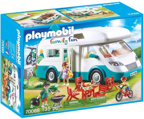 PLAYMOBIL Family Fun Camper met familie - 70088