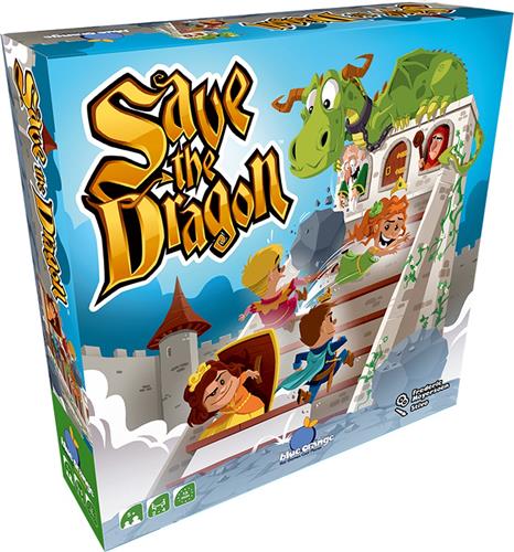 Blue Orange Games - Save the Dragon - Behendigheidsspel - 2-4 Spelers - Geschikt vanaf 5 Jaar