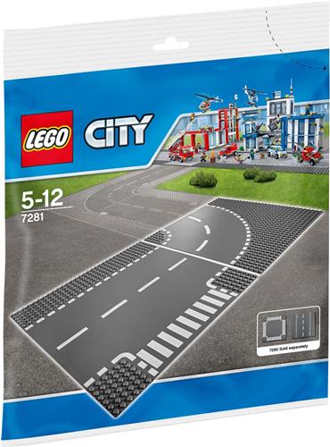 LEGO City T-Kruising En Bocht - 7281