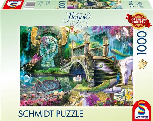 Schmidt - Legpuzzel - De geheime tuin - Jeff Haynie - 1000 stukjes - Volwassenen - vanaf 12 jaar
