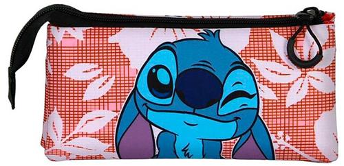 Karactermania - Disney - Lilo en Stitch - Maui-FAN Triple Roletui - Potloden etui - Pennenetui 2.0 - Roze
