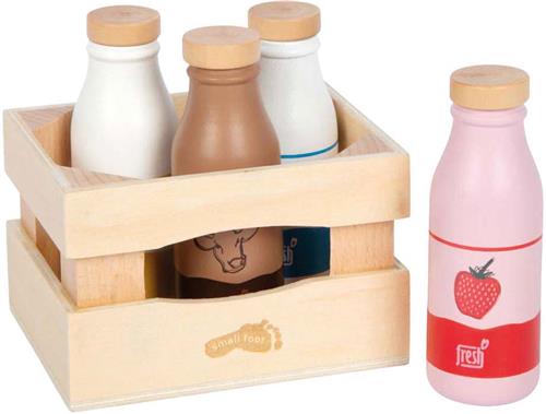 Kiste mit MilchgetrÃ¤nken "fresh
