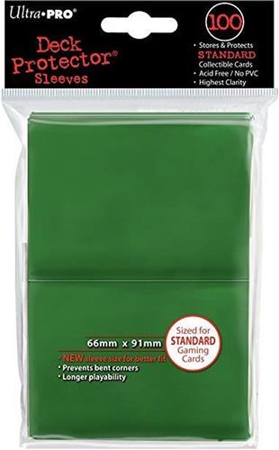 Speelgoed | Kaartspel - Sleeves Green Solid 100