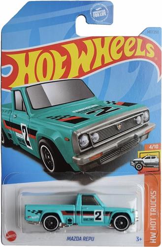 HOT WHEELS MAZDA REPU GREEN 147/250 1:64 HW HOT TRUCKS 4/10
