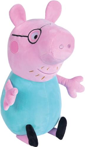 Papa - Peppa Pig Pluche Knuffel 20 cm - Speelgoed Knuffels voor Kinderen Jongens Meisjes - Peppa Big Plush