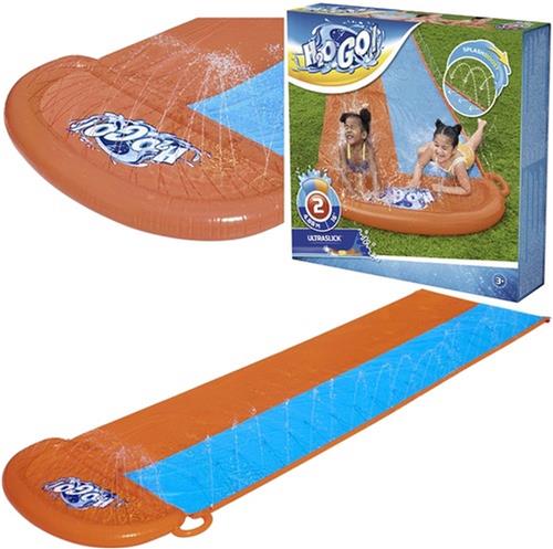 Waterglijbaan Dubbel - Buikschuifbaan - Waterslide - Waterglijmat