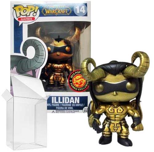Funko Pop! Games: World of Warcraft - Illidan #14 Gold Patina 2015 Pop Asia Exclusive [7.5/10]