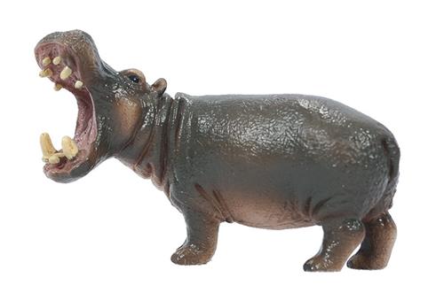PIA Soft Toys-Nijlpaard speelfiguur PVC - 10cm - speelgoed