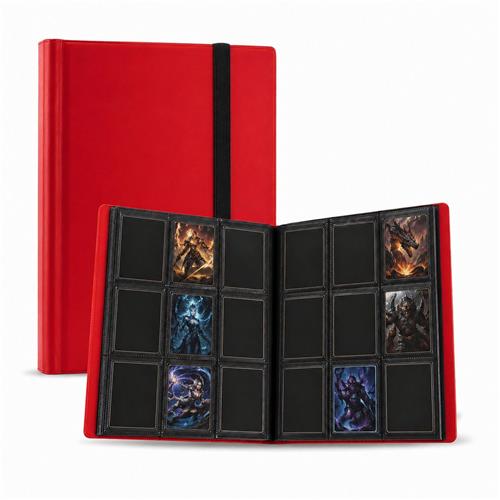BOTC Verzamelmap - 9-vaks Opbergmap 360 Kaarten - Ruilkaartenhouder - Stevig Album met zijlader - YuGiOh, MTG, TCG, Gamekaarten