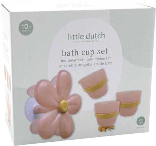 Little Dutch Badwandbekers - Bloem