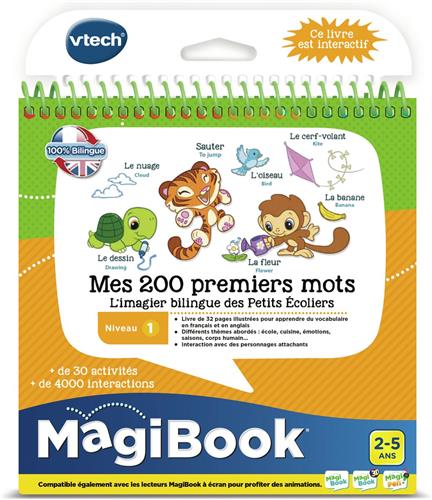 VTECH - MAGIBOOK - Mijn 200 eerste woorden Frans / Engels