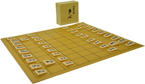Shogi stenen + vinyl speelmat
