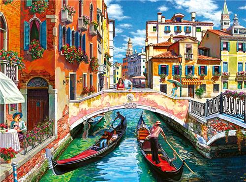 Ravensburger puzzel speelgoed - Venice 100 stukjes educatief karton.