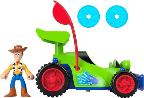 Mattel speelgoedauto Toy Story Woody en RC - kleurrijk speelgoed.