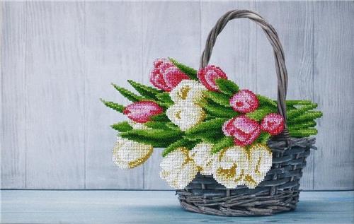 MiniArt Crafts, Tulips Bouquet, 44x29 cm (nivo: standaard)
