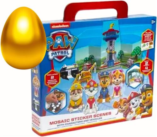 Paw Patrol - Mozaiek stickerset - 30 cm