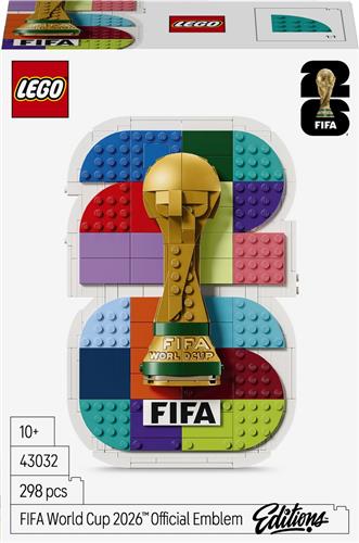 LEGO Editions FIFA World Cup 2026 Officieel Logo Voetbal Wereldbeker Bouwpakket - 43032