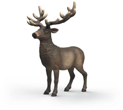 Schleich Wild Life Amerikaans Edelhert speelfiguur realistisch speelgoed.