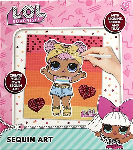 LOL Surprise pailletten schilderij maken - Creatieve set voor kinderen