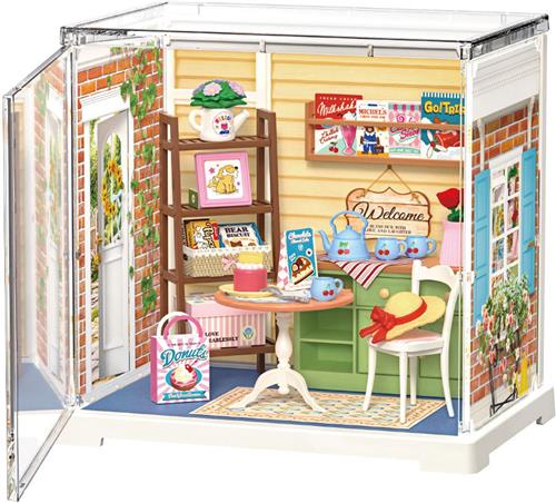 Rolife 3D Puzzle Miniature House Series - DIY - DWS07B Sunshine Sip Porch - Scale 1:20 - 62 Pieces - Assembly 30min