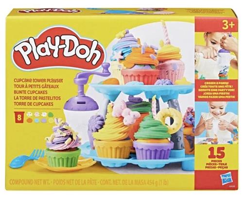 Hasbro - Play-Doh Cupcake Tower Playset - 24 delig