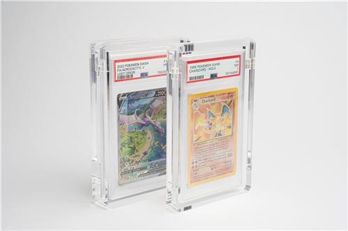 Asmodee acryl kaarten display premium - UV bescherming en museumkwaliteit.