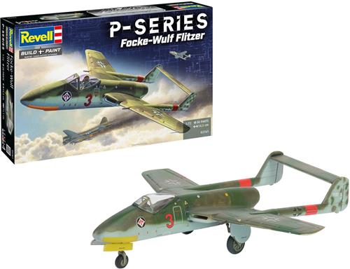 Revell Modelbouwpakket Vliegtuigen - 03761 Focke-Wulf TL JÃ¤ger Flitzer WWII - P-series - Duits Straaljager Plastic - 1:72 - Modelbouw