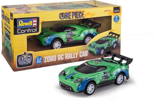 Revell RC voertuig - 24694 RC Auto - Anime Rally Car - One Piece Zoro - 2,4 GHz RC Model Kant en Klaar - 1:26