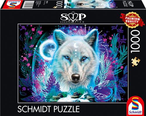 Schmidt - Legpuzzel - Neon poolwolf - Sheena Pike - 1000 stukjes - Volwassenen - vanaf 12 jaar