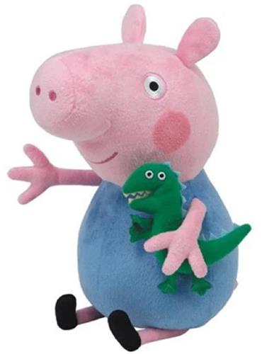 George - Peppa Pig Pluche Knuffel 20 cm - Speelgoed Knuffels voor Kinderen Jongens Meisjes - Peppa Big Plush