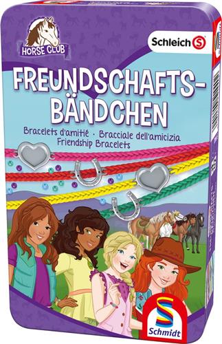 Schmidt - Horse Club Vriendschapsarmbanden - Knutselset - Creatief DIY sieraden maken - vanaf 6 jaar - 1+ speler