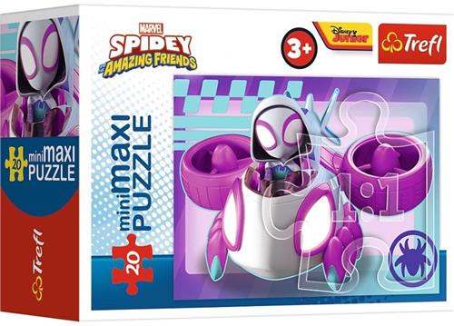 Puzzel 20 miniMaxi-Indrukwekkende Spidey 2 TREFL - Puzzel 20 elementen
