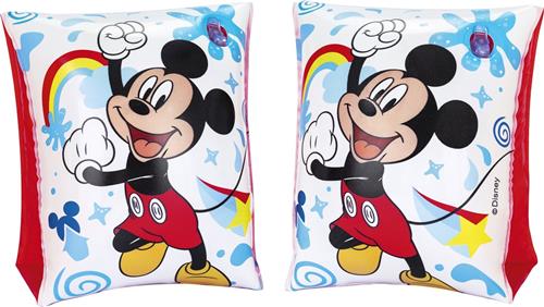 BESTWAY - Zwemvleugels - Opblaasbare mouwen multicolor voor kinderen 3-6 jaar - Zwemhulpmiddel - Zwemaccessoire - Veiligheid - PVC - Mickey Mouse