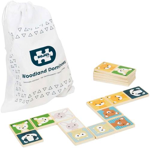 Bigjigs Houten Domino Wilde Dieren