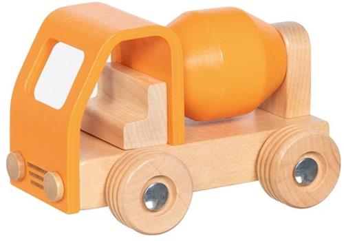 Goki houten cementwagen speelgoedauto voor kinderen - duurzaam.